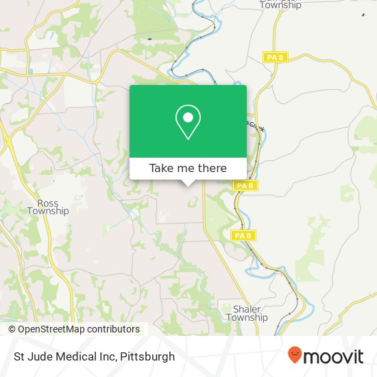 St Jude Medical Inc map