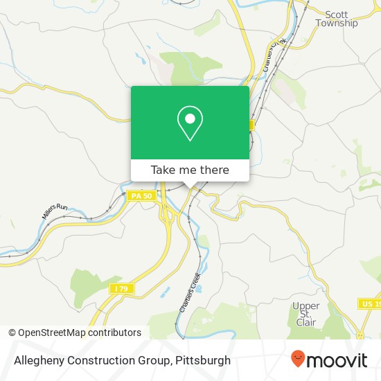 Allegheny Construction Group map