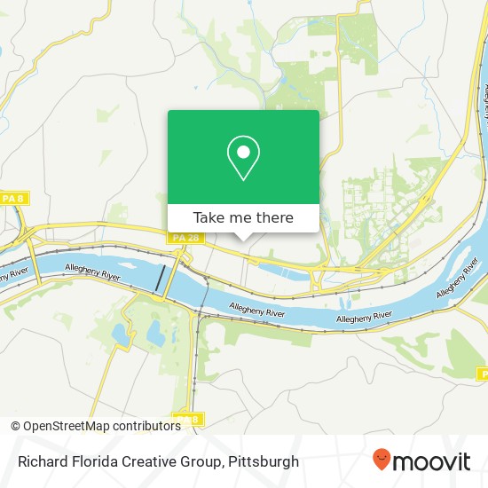 Richard Florida Creative Group map