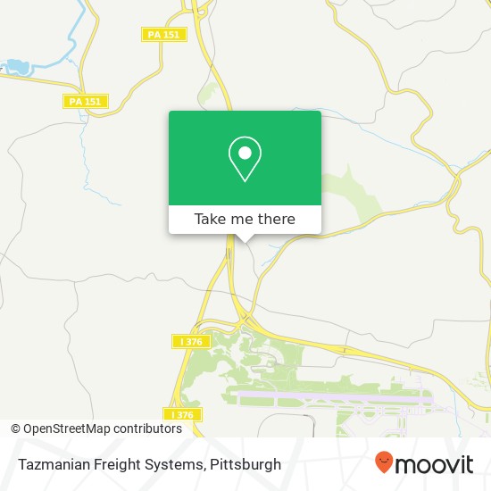 Mapa de Tazmanian Freight Systems