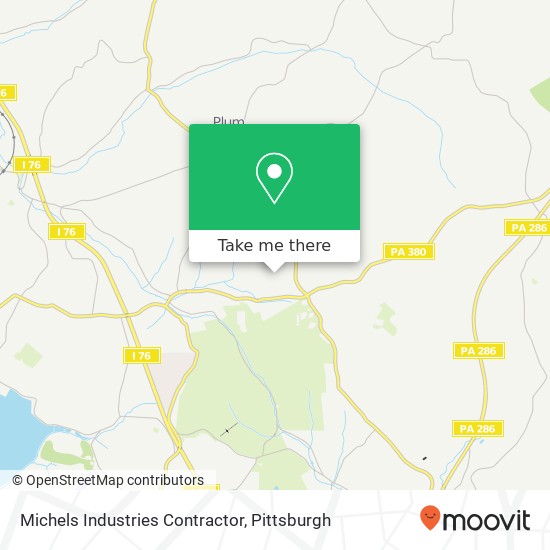 Michels Industries Contractor map