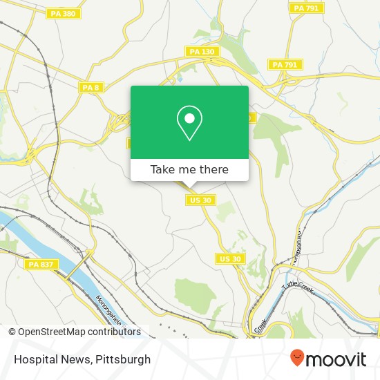 Hospital News map