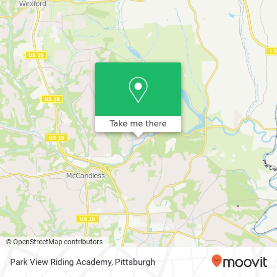 Park View Riding Academy map