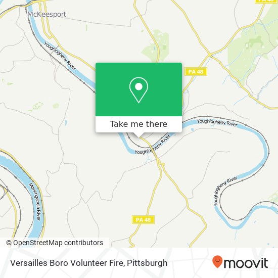 Versailles Boro Volunteer Fire map