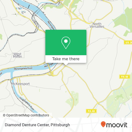 Mapa de Diamond Denture Center