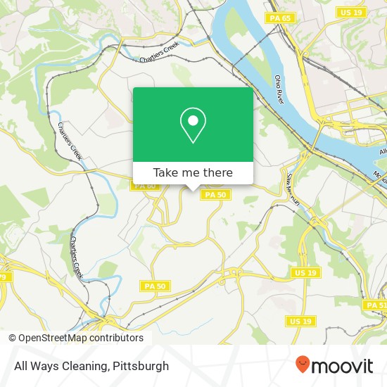 Mapa de All Ways Cleaning