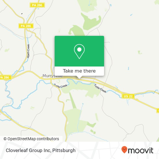 Cloverleaf Group Inc map