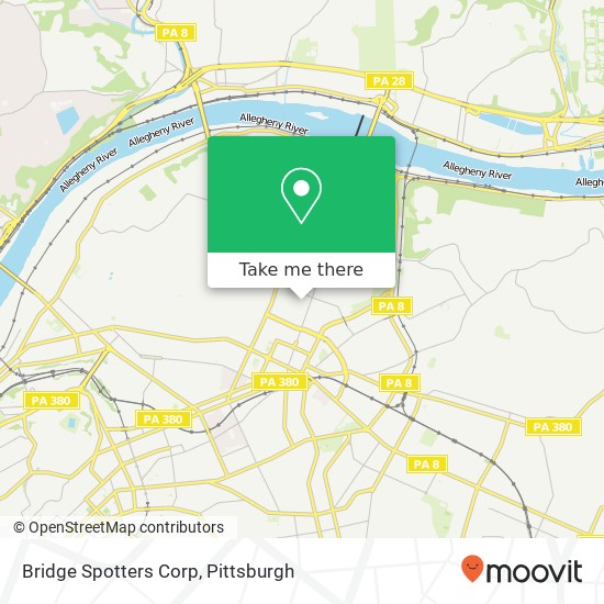 Bridge Spotters Corp map