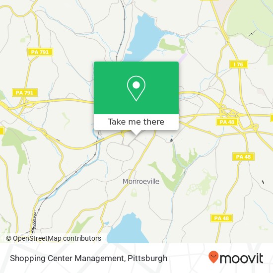 Shopping Center Management map