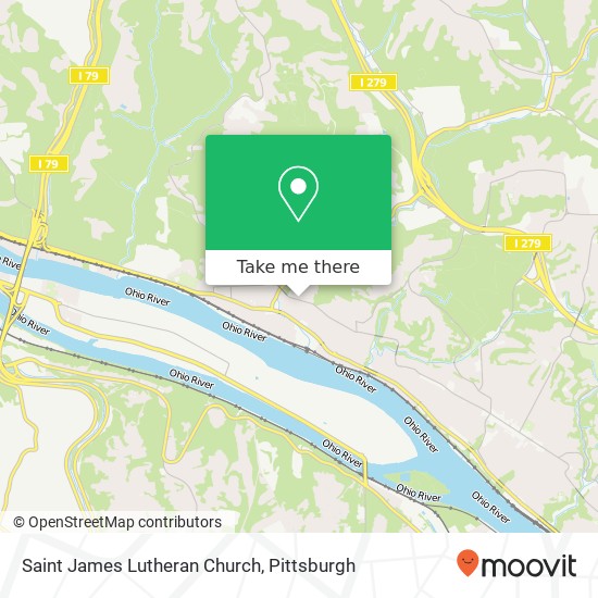 Saint James Lutheran Church map