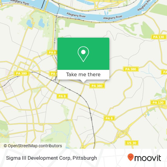 Sigma III Development Corp map
