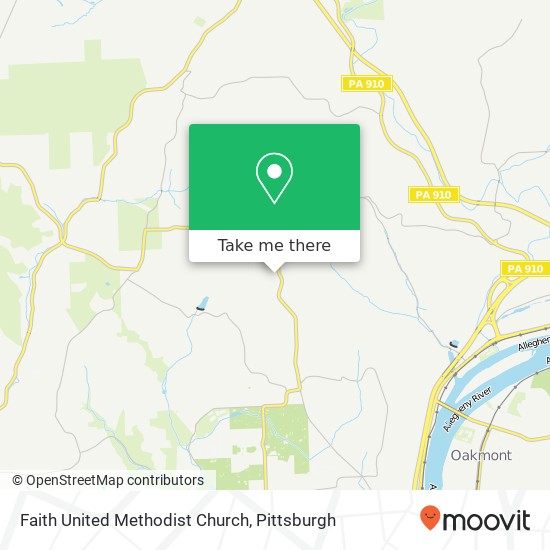 Mapa de Faith United Methodist Church