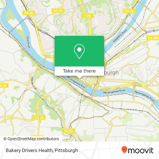 Mapa de Bakery Drivers Health