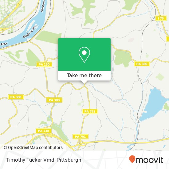 Timothy Tucker Vmd map