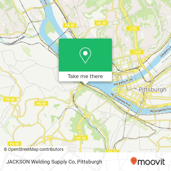 Mapa de JACKSON Welding Supply Co