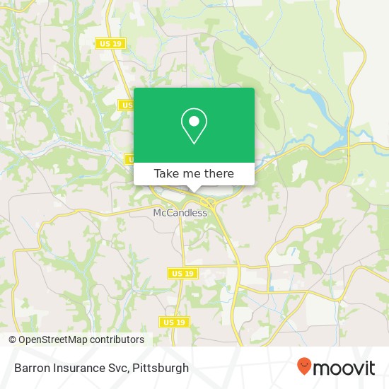 Barron Insurance Svc map