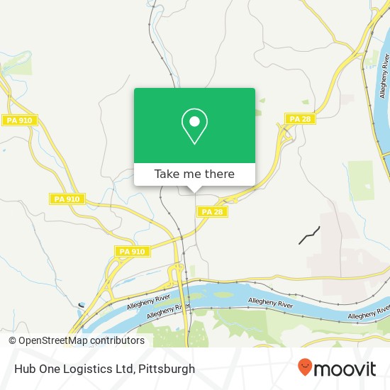 Hub One Logistics Ltd map