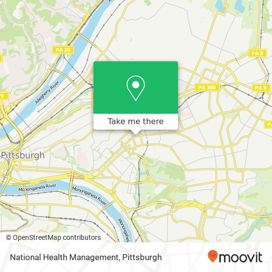 Mapa de National Health Management