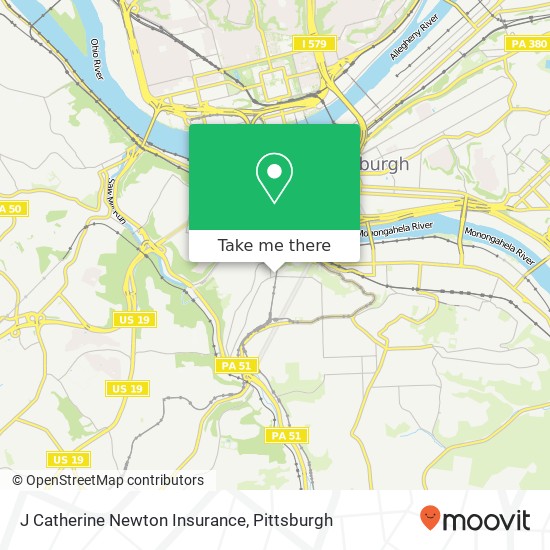 Mapa de J Catherine Newton Insurance