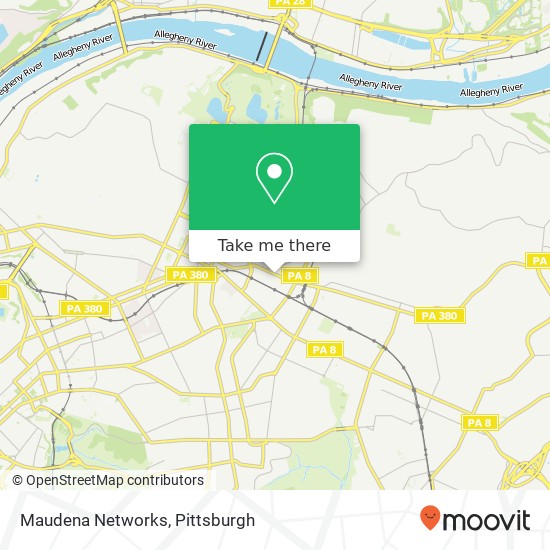 Mapa de Maudena Networks