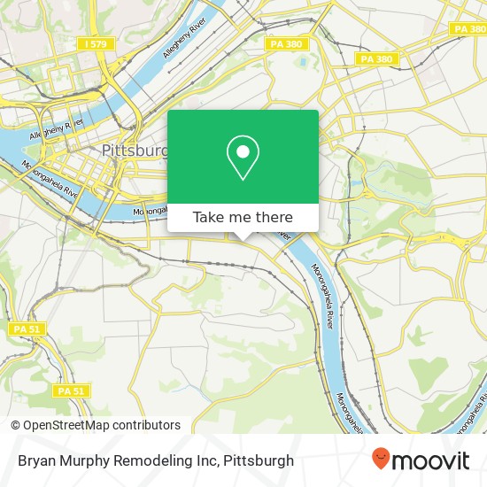 Bryan Murphy Remodeling Inc map