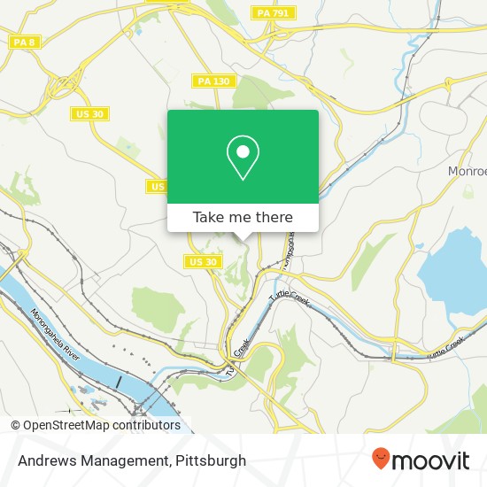 Andrews Management map