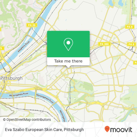 Eva Szabo European Skin Care map