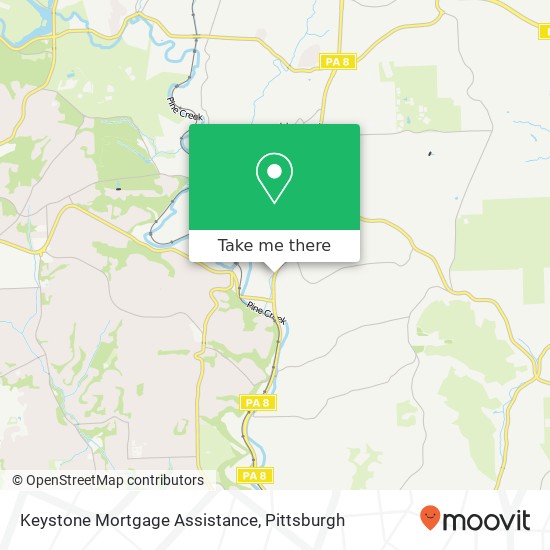 Keystone Mortgage Assistance map