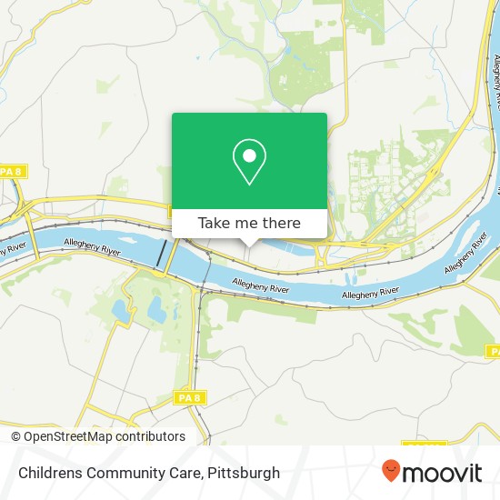 Childrens Community Care map