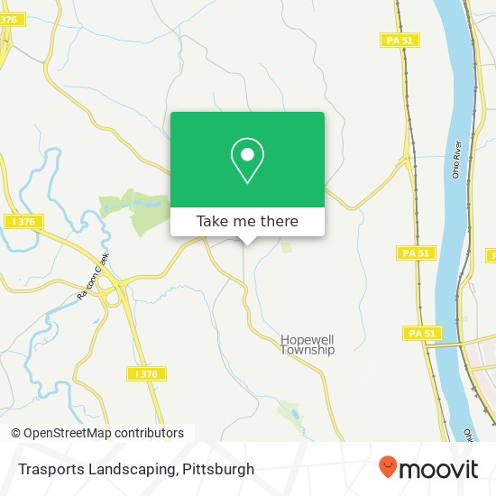 Trasports Landscaping map