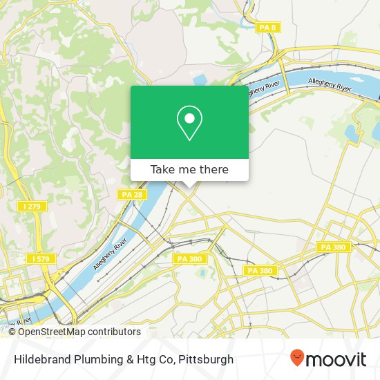 Hildebrand Plumbing & Htg Co map