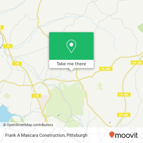 Frank A Mascara Construction map
