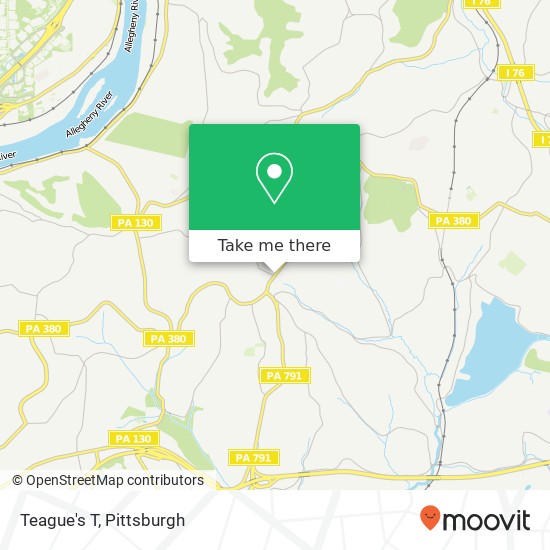 Mapa de Teague's T