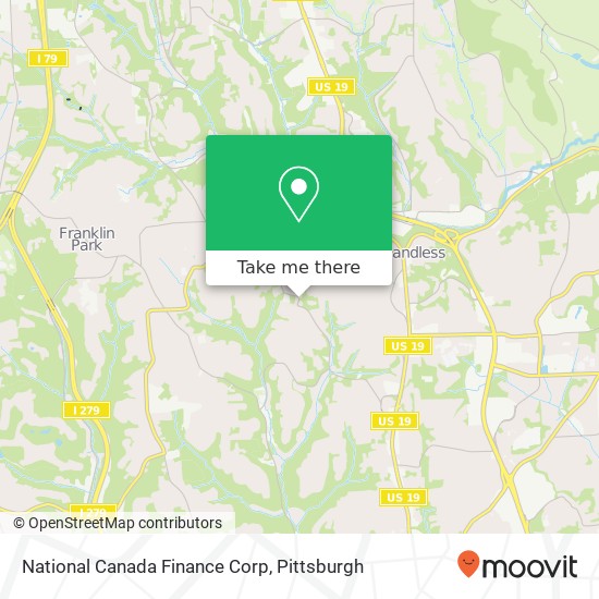 Mapa de National Canada Finance Corp