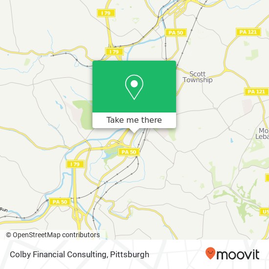 Mapa de Colby Financial Consulting