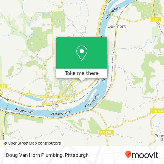 Doug Van Horn Plumbing map