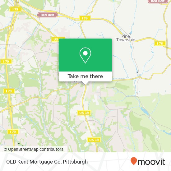 OLD Kent Mortgage Co map