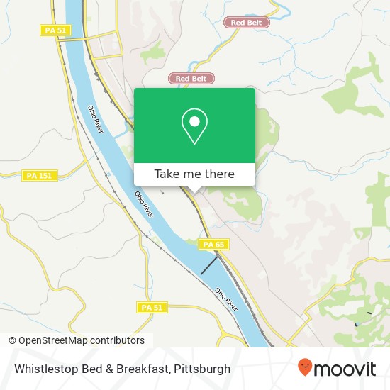 Whistlestop Bed & Breakfast map