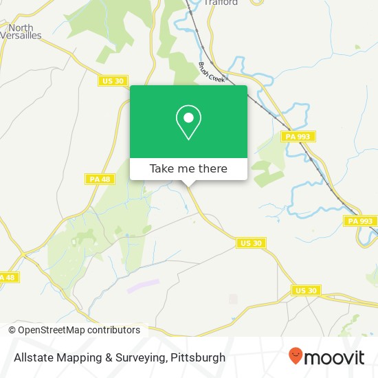 Allstate Mapping & Surveying map