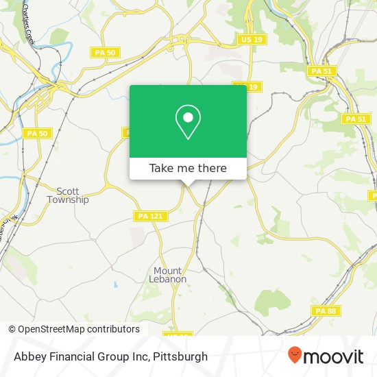 Abbey Financial Group Inc map