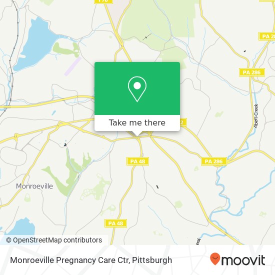 Mapa de Monroeville Pregnancy Care Ctr