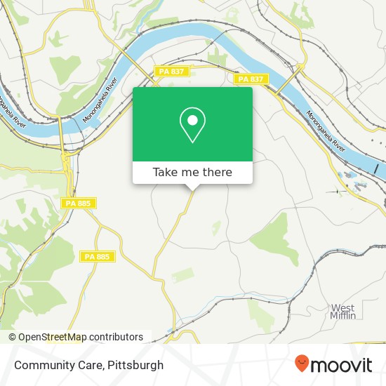 Community Care map