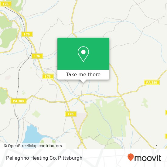 Pellegrino Heating Co map