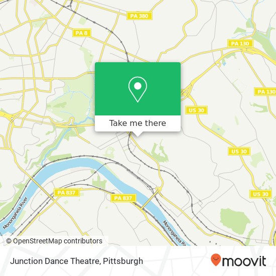 Mapa de Junction Dance Theatre