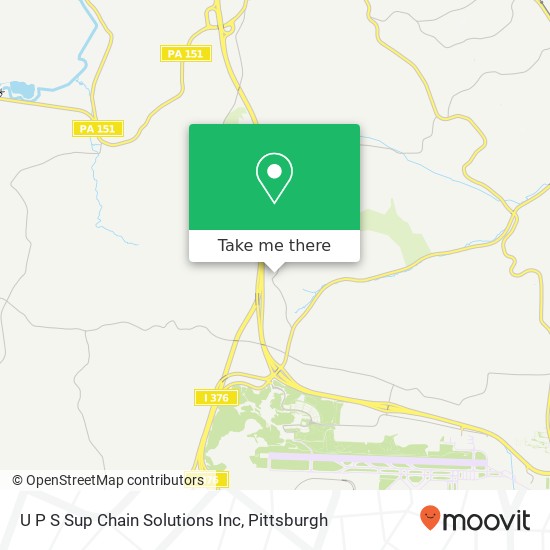 U P S Sup Chain Solutions Inc map