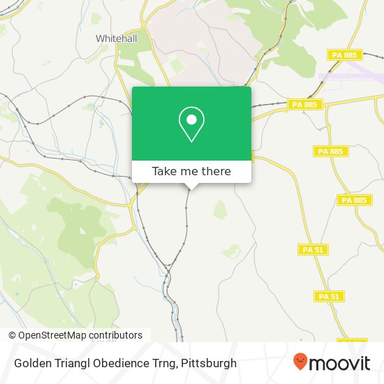 Golden Triangl Obedience Trng map