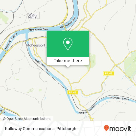 Kalloway Communications map