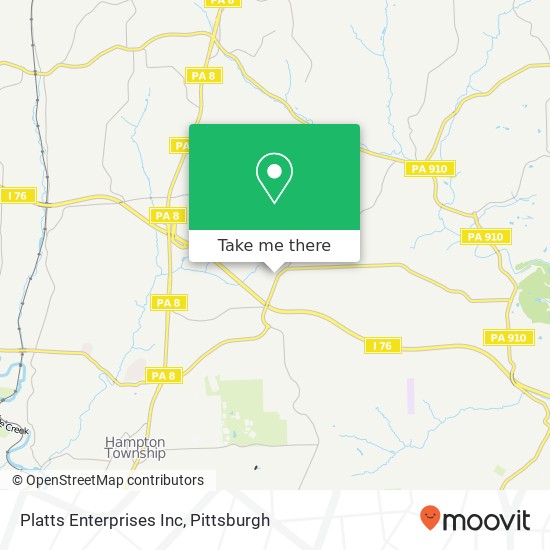 Mapa de Platts Enterprises Inc