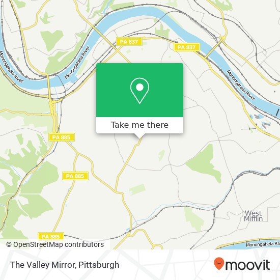 Mapa de The Valley Mirror
