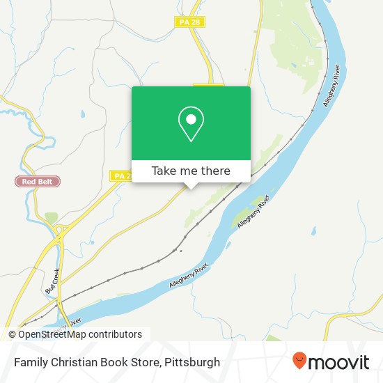 Mapa de Family Christian Book Store